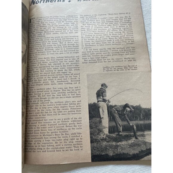 Vintage Field & Stream Magazine July 1958 Edition Fishing & Outdoors Bob Kuhn - Picture 7 of 12